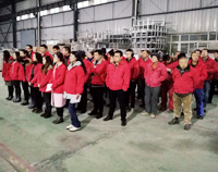 優(yōu)佰特廚房設備公司2018年1月全體員工會召開，2017年公司成績喜人